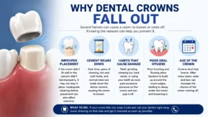 Why Dental Crowns Fall Out